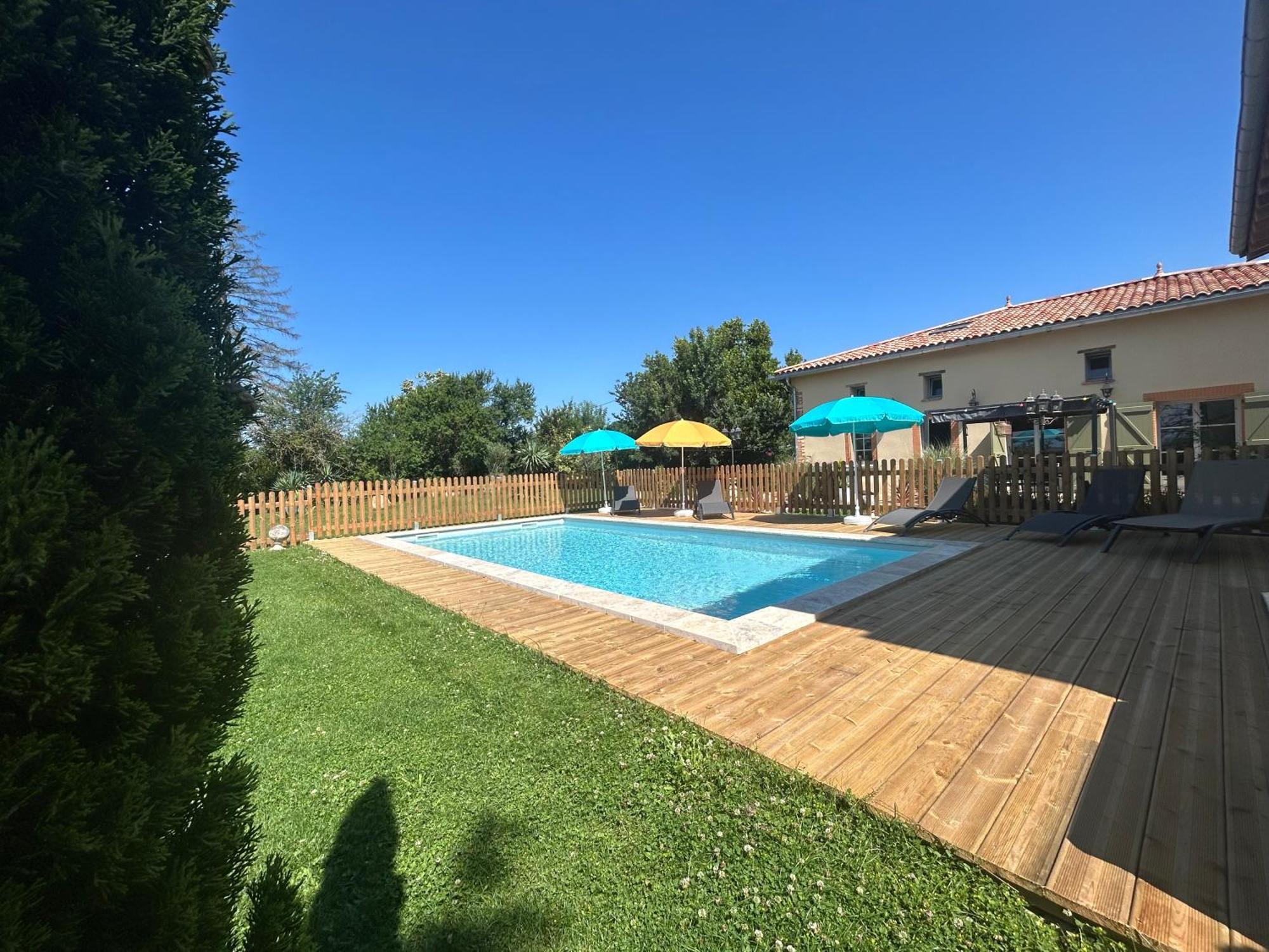 Maison D'Hotes "La Clef Des Champs" Piscine Ortance Sajas 외부 사진
