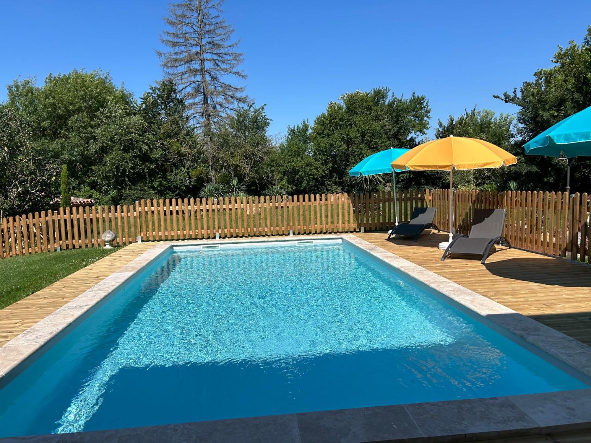 Maison D'Hotes "La Clef Des Champs" Piscine Ortance Sajas 외부 사진